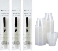 Henry Schein Graduated Medicine Cup (112-5555), Plastic Clear, 1 oz., Easy-To-Read CC, ML, and TBS G