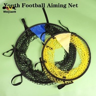 [Wjt] 1 Pc Youth Football Aiming Net Football Training Shooting Target Improve Hit Net Football Net 