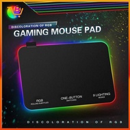 RGB Mouse Pad Gaming Mouse Pad Large and Small Led Extended Mousepad Non-Slip Rubber