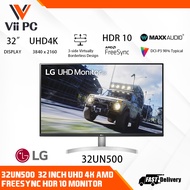 LG 32UN500-W/32UN500 31.5'' UHD 4K (3840 x 2160) AMD FreeSync HDR 10 Game Mode Monitor 32UN500