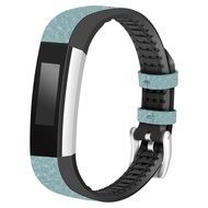 Fitbit Alta HR /Charge2/Charge HR Genuine Leather TPU Breathable Strap Wristband