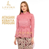 Lavina – Premium Adult Aurora Brocade Kebaya Top – Elegant Modern Kebaya Top for Parties, Graduation