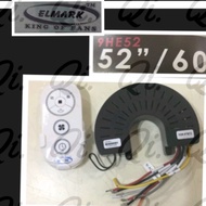 ELMARK 9HE52 DC Motor Ceiling Fan PCB+Remote Control