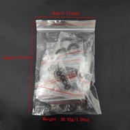 [Prs] 48Pcs Fishing Rod Guide Rings High Strength Round Connector Tale for Smooth Line Flow Carp Ang