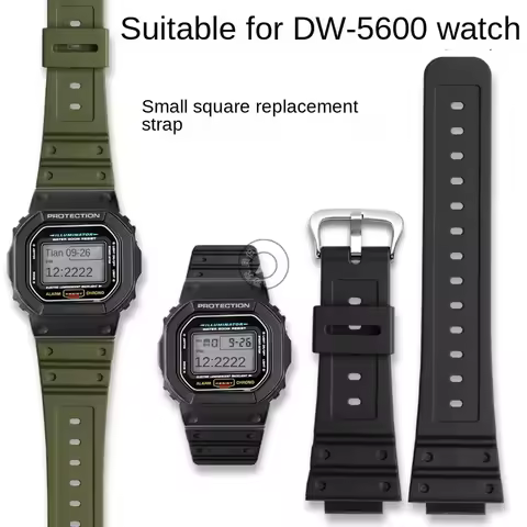 Resin silicone watch strap for Casio 3229 DW-5600BB LS SKE GW-B5600 GW-M5610 GW-5000 small block wat