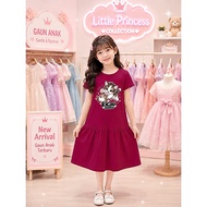 VN_SHOP99 Ruffled Dress for Girls Ages 1-8 Years