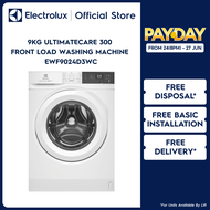 Electrolux EWF9024D3WC 9kg UltimateCare 300 Front Load Washing Machine with 2 Years Warranty