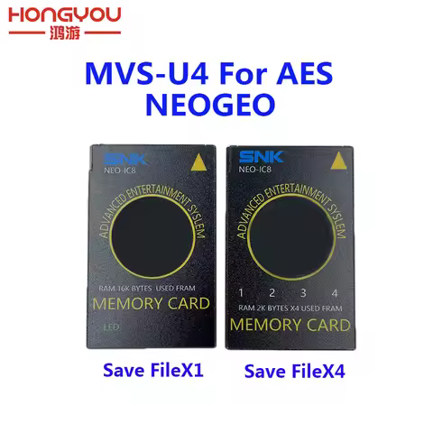 1PCS For AES MVS-U4 card for SNK NEOGEO Game Console Memory Card