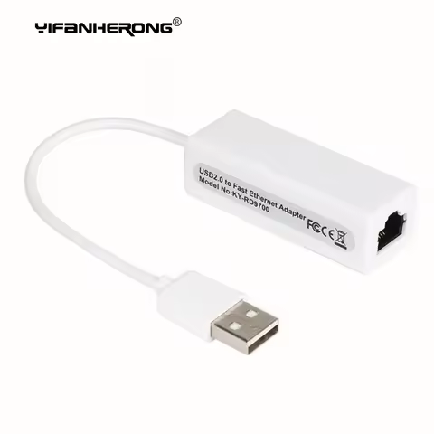 Portable USB 2.0 To RJ45 Network Card 10Mbps USB To RJ45 Ethernet Lan Adapter For Windows XP 7 8 PC 