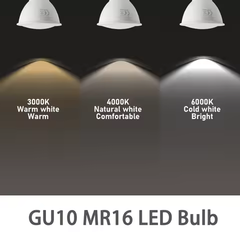 1-10pcs AC 220-240V 3/5/6/7/8W GU10 MR16 LED Bulb GU5.3 Bulb for Embedded Lighting 8W Bulb for Kitch