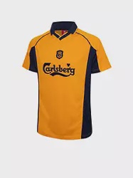 LIVERPOOL FOOTBALL CLUB เสื้อแข่งย้อนยุคผู้ชายทีมลิเวอร์พูล ชุดเยือน ฤดูกาล 2000-2005