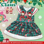 Christmas Dress ️ ️Arpanet girl/Apa Dress/xs Green Plaid (3-4 Years Old)