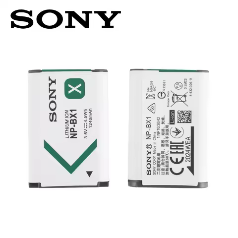 Original NP-BX1 Battery for Sony NP-BX1 NP BX1 Battery HX300 HX400 HX50 HX60 GWP88 AS15 WX350 DSC RX