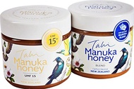 Manuka Honey 2 pack UMF 15+ and Manuka Blend. Eco-friendly, raw and pure, each jar 400gram jars (14.1oz jars) by Tahi