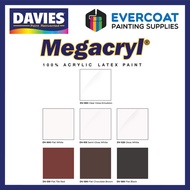 ▽♟Davies Megacryl 100% Acrylic Latex Paint Water Based 1L