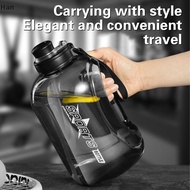 Han 2800ML Sports Water Bottle Large-capacity Gym Fitness Kettle Big-belly Water Cup With Straw Outd
