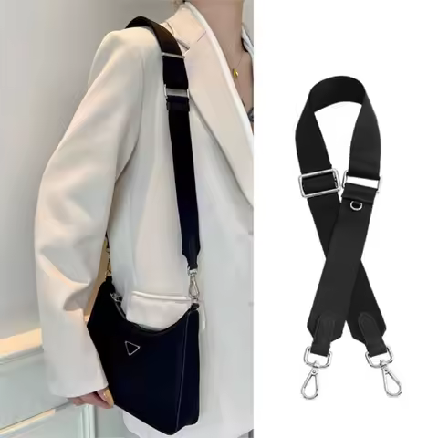 Canvas Wide Shoulder Strap for Prada Hobo Underarm Bag 3 in1 Adjustable Bag Replacement Strap Bag Ac