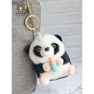 Cute Little Baby Bottle Panda Pendant Plush Toy Cartoon Doll Doll Gift Gift Chengdu Travel Souvenir