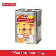 VFOODS วีฟู้ดส์ ขนมปังปี๊บไวโอลีนนมข้นหวาน 1.3 กิโลกรัม