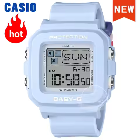 Casio BABY-G Women's Top Luxury Set Waterproof Sports Watch LED Light Waterproof 2026 new style BGD-