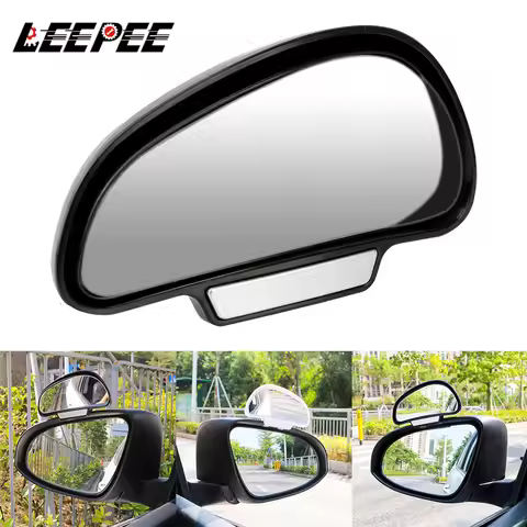 Car Rear View Mirror Auxiliary Blind Spot Parking Monitor Assistance Kit Adjustable Auto Accessories