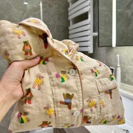 ♞pantulog for women terno for woman pantulog pantulog terno women Cute Bear Children's Pajamas 2024