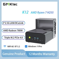 GMK K12/Maxtang AMD Ryzen 7 H255 Office PC 96GB DDR5 Dual M.2 2280 SSD Windows Triple 4K/8K Display 