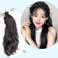 Half-head hair with beaded bows BN01 half-head clip, half-head wig headband, half-head headband