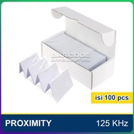 1 Pack Proximity 125 KHz RFID Card PVC ID Plain Blank Card 125KHz contents 100 Pcs