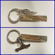 Drive safe keychain