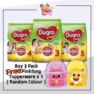 DUMEX Dugro 3/4/5  Asli/Madu/Coklat (850G)(Buy 3 Pack Free PinkFong Tupperware x1)