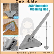 C&M New Triangle Mop Multifunctional Automatic Mop Triangular Skirting Board Cleaner 360 Degree Rota