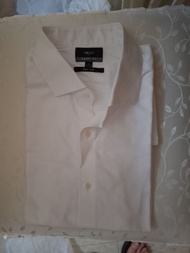 全新 G2000 Smart Fit 男裝白色免燙短袖恤衫