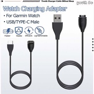 USB A/USB C Fast Charge Magnetic Cable For Garmin Watch Elbow Design Watch Charger Adapter Connector