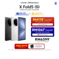 【vivo X Fold5 New Flagship】32GB*(16GB+16GB) RAM+512GB ROM | 217g Extremely Light | 600k Carbon Fiber