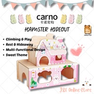 Carno Hamster Hideout Set (Carno Hamster House, Hamster House, Hamster Pink House, Rumah Hamster, Hi