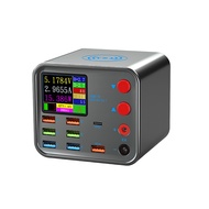 【Shop Now and Save】 Multi-Function 8-Port PD Rapid Fast Charger Mobile Phone Current Data Line Detec