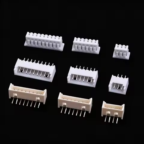 20PCS 1.25 1.25mm with lock Connector Socket Pin Header Vertical Horizontal JST Housing terminal 2P 