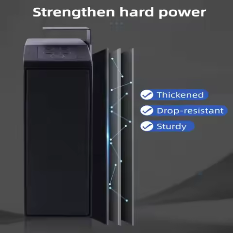 Biometric Fingerprint Key Code 3-in-1 Wall Mounted Pistol Safes Box Pull-out Fingerprint Key Code Sa