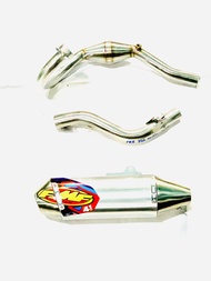 ท่อสูตร ท่อแต่ง crf300l crf300rally FMF4.1 (สำเนา) งานแสตนเลส กระบอกท่ออลูมิเนียมสีเงิน