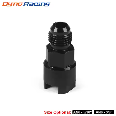 6AN AN6 AN-6 Male to 3/8' 5/16' Quick Disconnect Push Fuel Line Hardline Adapter for EFI Fitting