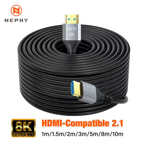 HDMI Cable 8K/60Hz 4K/120Hz 48Gbps HDMI2.1 Digital Cables HDR For TV Box HDR10+ PS5 PS4 Laptop Monit