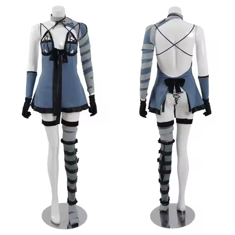 XIN LAI SEN Unisex Anime Cos 2B YoRHa No.2 Type B Cosplay Costume Halloween Uniform Custom Size