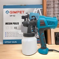 Spraygun Elektrik GIMPET GP-52 Multifungsi 500W dengan Kumpul Ulat - 800ml untuk Semprotan Cat & Pek
