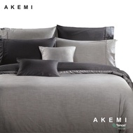 : Akemi akemi Tencel Charcoal Concord Quilt Cover Set 930TC被套套装