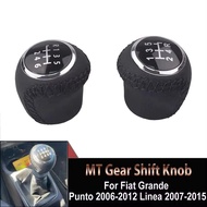 Car 5 6 Speed Gear Shift Knob Shifter Lever Handball For Fiat Grande Punto 2006-2012 Linea 2007-2015