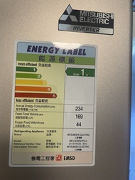 三菱電機 Mitsubishi 214L 三門變頻雪櫃 MR-CX35EM｜約使用一年