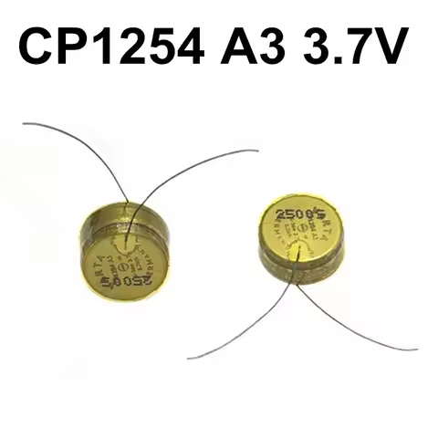 2PCS 3.7V 60mAh CP1254 A3 LIR1254 Headset Battery For Beats By Dre Powerbeats Pro for Jabra Elite 65