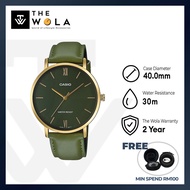 (100% Original Casio) Casio Men Watch Jam Tangan Lelaki MTP-VT01GL-3B (watch for man/ casio watch fo