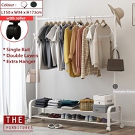 Open wardrobe clothing rack/rak baju pakaian/hanging rack/ikea cloths rack wardrobe